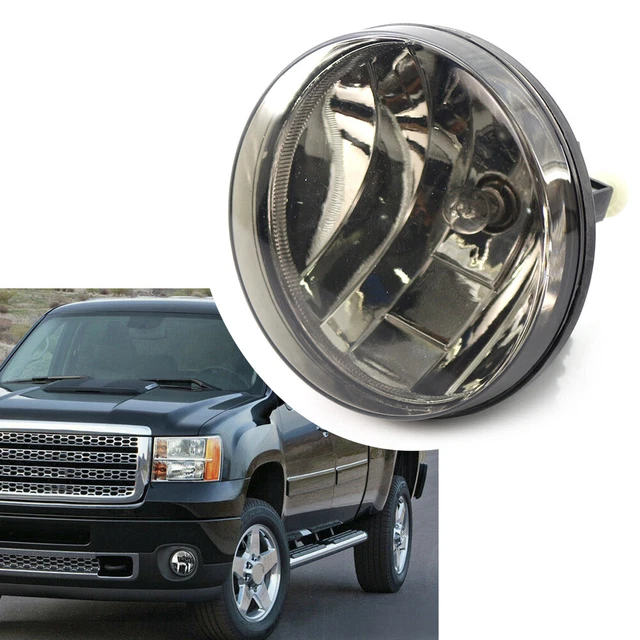 Left Front Bumper Fog Lamp Light For 2007-2013 2008 2009 GMC Sierra 1500 2500 HD