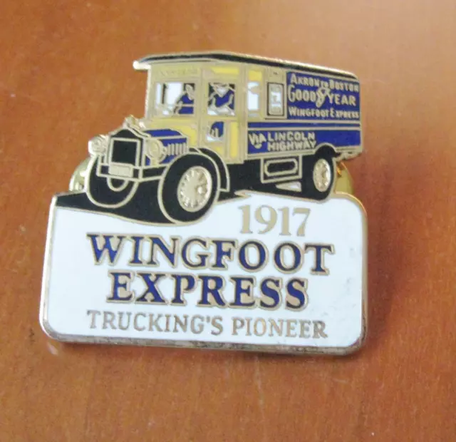 Goodyear Wingfoot Express Pin Vintage Goodyear Tire 1917 Trucking’s Pioneer
