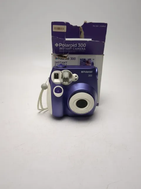 Polaroid PIC-300 Instant Film Camera Purple Vintage Working