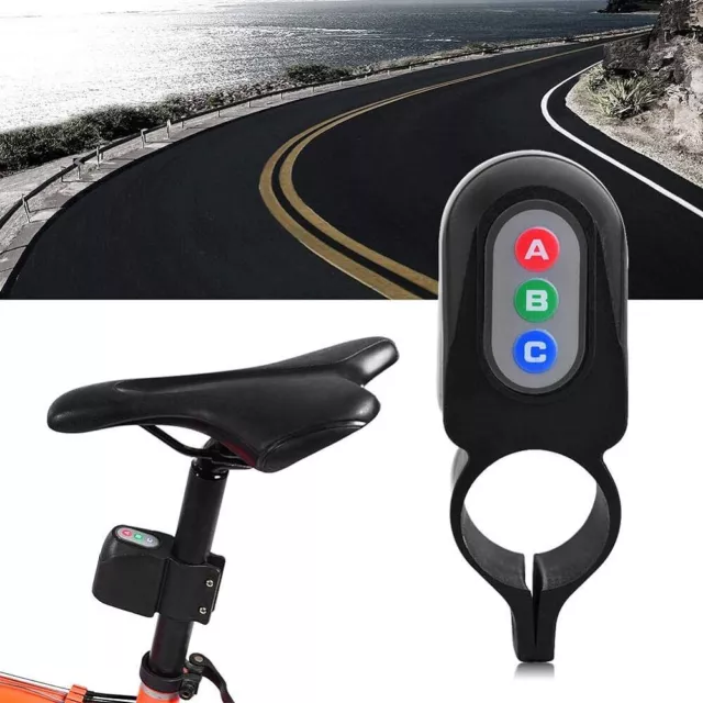 Allarme acustico con codice per bicicletta bici antifurto lucchetto catena moto