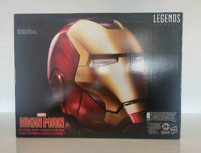 Hasbro B7435E48 Marvel Legends Iron Man - Casco electrónico