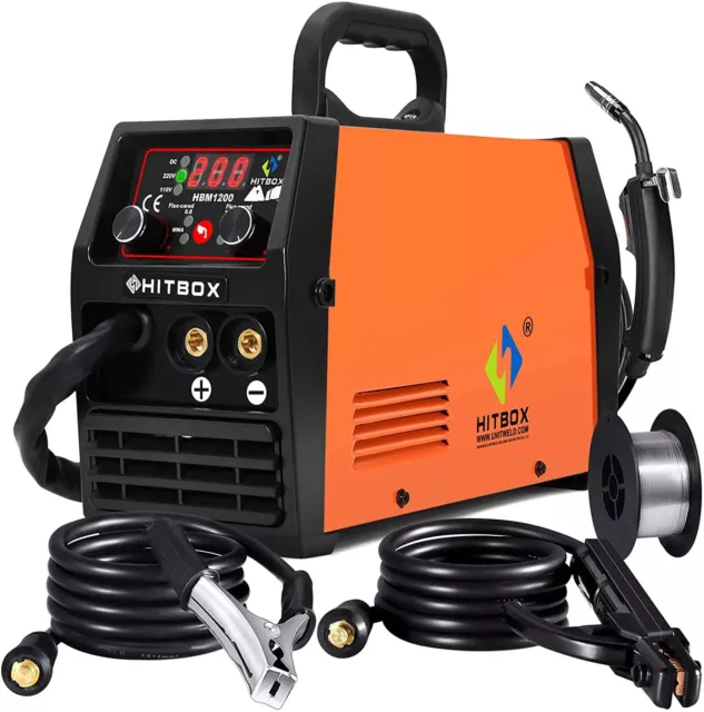 3 In 1 Mig Welder Inverter 200A Dc Mma Gasless Tig Arc Mig Welding Machine 220V