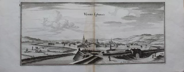 MERIAN, Ville DE VITRY LE FRANCOIS, 1657