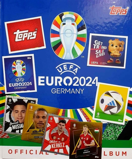 TOPPS UEFA EURO 2024 EM Germany alle Einzelsticker zum aussuchen