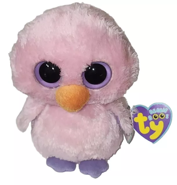 NM/NMT* Ty Beanie Boos - POSY the Pink Baby Chick (6 Inch) NMWNMT