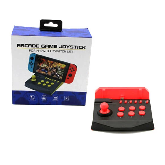 Nintendo Switch Noir Rouge Arcade Manette de Jeu Lutte Bâton Hexir Jeu Neuf Pad