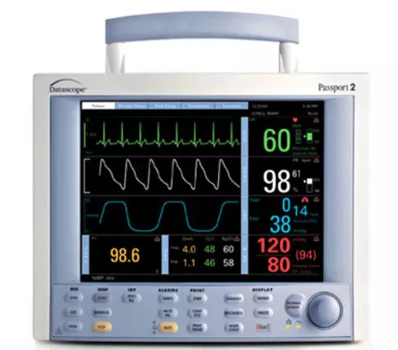 Mindray Passport 2 - ECG, Masimo SP02, NIBP, Color Screen, Printer (Refurbished)