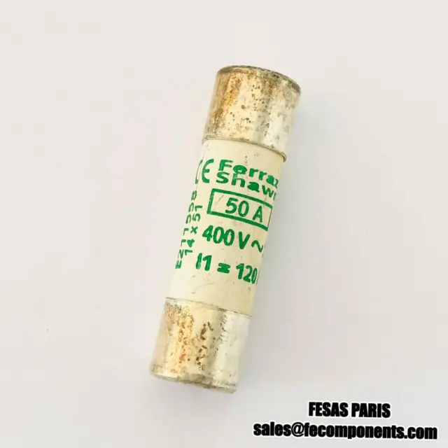 Ferraz Shawmut E211558J Cartridge Fuses 14 x 51 aM 50A 400V (10Pcs)