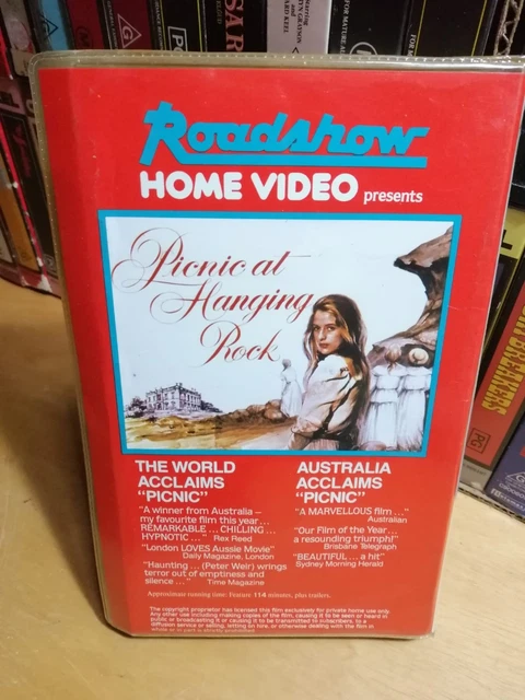 PICNIC AT HANGING ROCK - Roadshow Home Video Vhs Release - OZPLOITATION ...