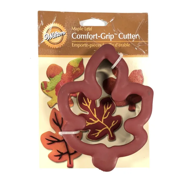 NEW Wilton Comfort Grip Cookie Cutter MAPLE Leaf 2310-632