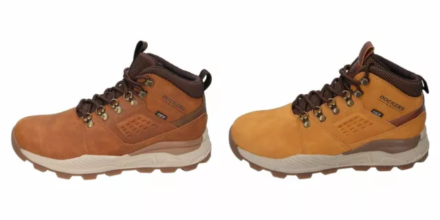 Dockers De Gerli Hombre Botas con Cordones Botas de Combate Workerboots Cordón