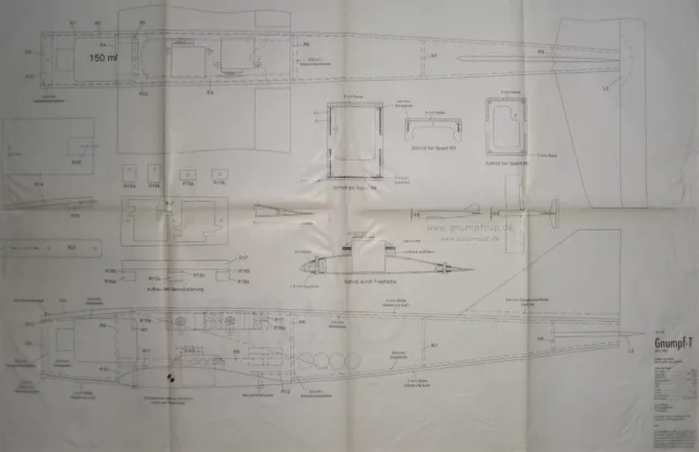 Bauplan Gnumpf-Cup-Renner "Gnumpf-T" vom VTH-Verlag - Modell MT-1289