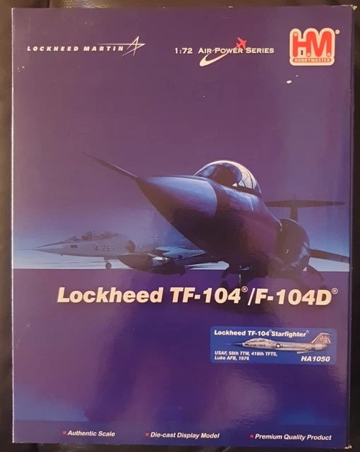 HOBBYMASTER AVIATION LOCKHEED TF-104/F-104D Starfighter Luke AFB 1976 ...