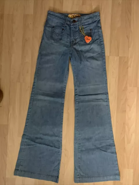 DITTOS Flare Jeans Waist 26” NWOT Inseam 33” Made In USA