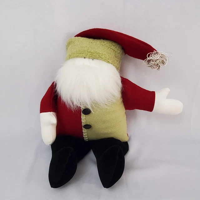 Woof & Poof 2002 Santa Claus Music Box Shelf Sitter