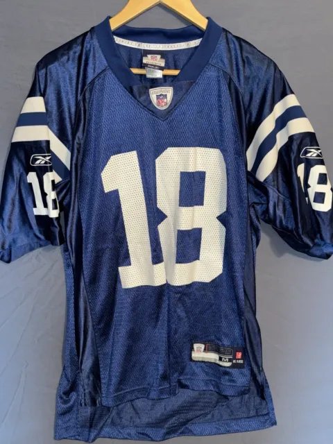 Indianapolis Colts  Peyton Manning Reebok NFL Vintage Jersey Men's Medium M