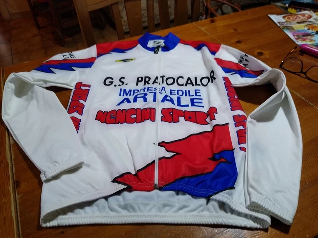 Giubbino Ciclismo Uomo Ellegi Sport Tg 2 Manica Lunga Wind Tex