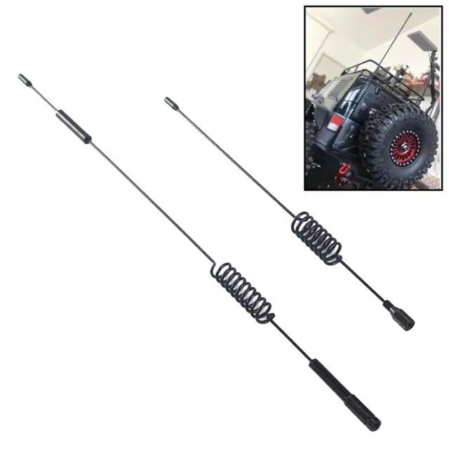 Enhance your For RC Car's Style with Metal Antenna Decor for Traxxas TRX4