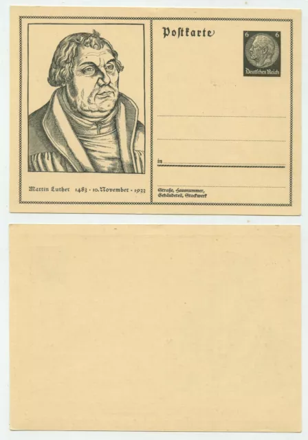 95812 - Ganzsache P 224 - Postkarte Martin Luther - ungebraucht