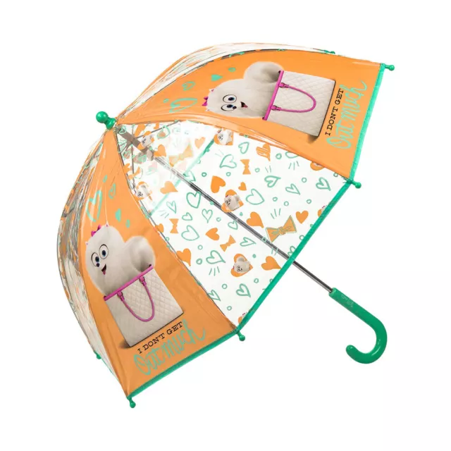 The Secret Life Pets Regenschirm PVC Transparent Mädchen Klassisch