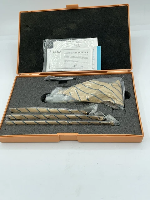 MITUTOYO 229-127 Digital Depth Micrometer 0-4" With Pointed Rods
