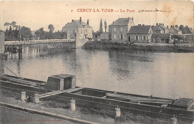 Cpa 58 Cercy La Tour Le Pont