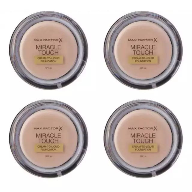Max Factor Miracle Touch Cream to Liquid Foundation - Choose Your Shade