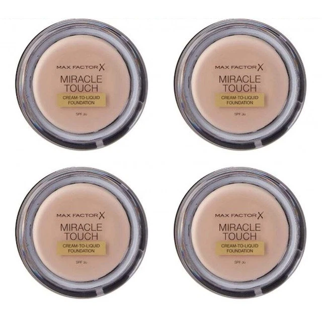 Max Factor Miracle Touch Cream to Liquid Foundation - Choose Your Shade