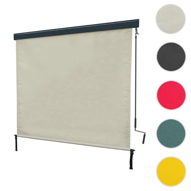 Tenda Da Sole Verticale A Rullo Esterna 180x240 Cm – Blocca Il 70-90% Dei Raggi UV, Facile Da Installare, Ideale Per Finestre, Balconi E Privacy