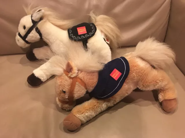 Wells Fargo 2014 2015 Legendary Pony El Toro & Nellie Lot of 2 Horse Plush