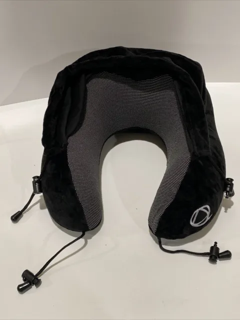 Qualid Travel Pillow Hoodie Ultra Soft Comfort Strong Neck Support Memory Foam