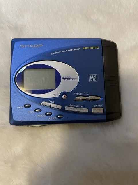 Lecteur Minidisc Sharp MD SR75 - Argenté - Occasion état De Marche