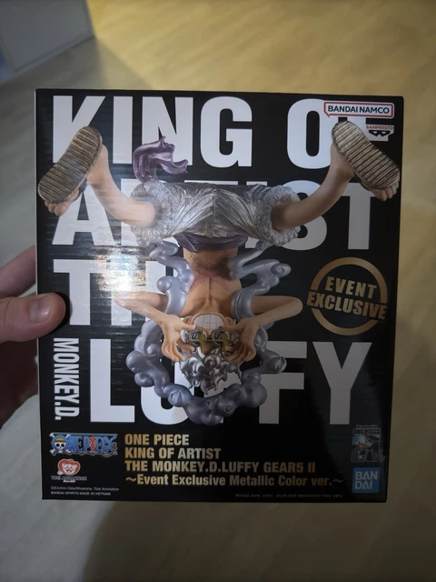 Figurine One Piece – Luffy Gear 5 Metallic – King Of Artist – Banpresto – Event Exclusive