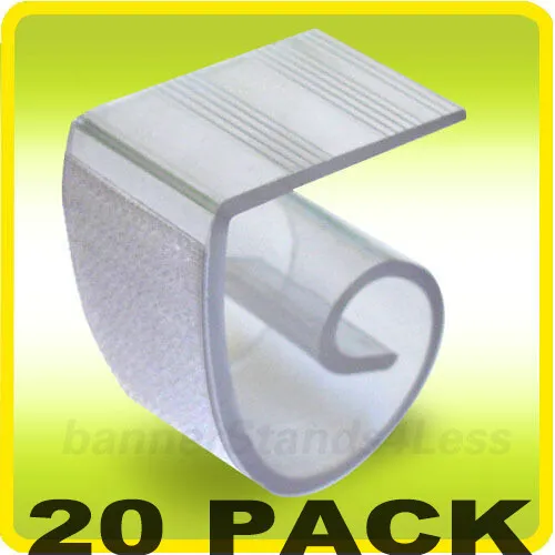 20 Pack - Table Skirt Platic Clip for Wedding Party Banquet 1" - 2.5"