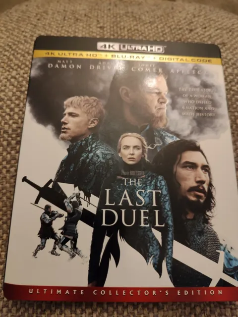 The Last Duel 4k Ultra HD Blu-ray **Slipcover Only** US Import
