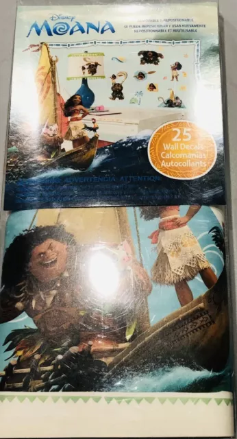 RoomMates RMK3382SCS Disney Moana Peel and Stick Wall Stickers Decor