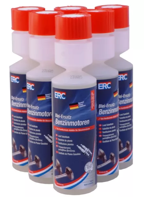 ERC Bleiersatz 6x250ml Ventilschutz Benzin 23,33€/L Zusatz Oldtimer Simson AWO