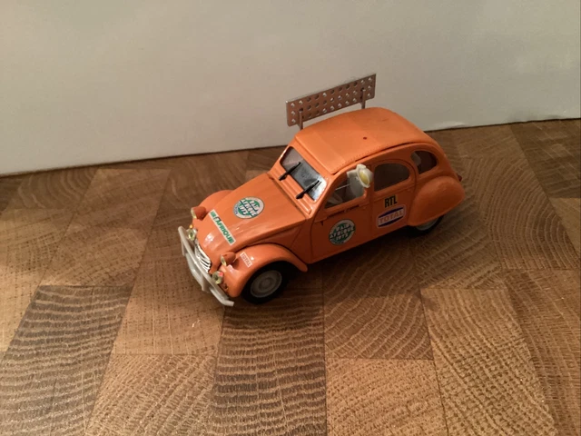 Ancienne polistil voiture citroën 2cv raid afrique 1973 - Collection