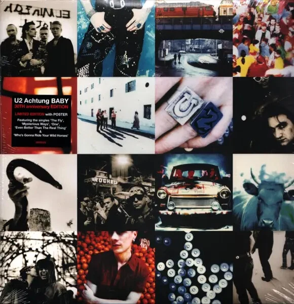 U2 ACHTUNG BABY 30TH ANNIVERSARY EDITION NEW OVP Island 2xVinyl LP EUR