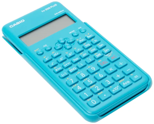 Casio Fx-220Plus-2 Scientific Calculator, 181 Functions, Battery Powered, Blue,
