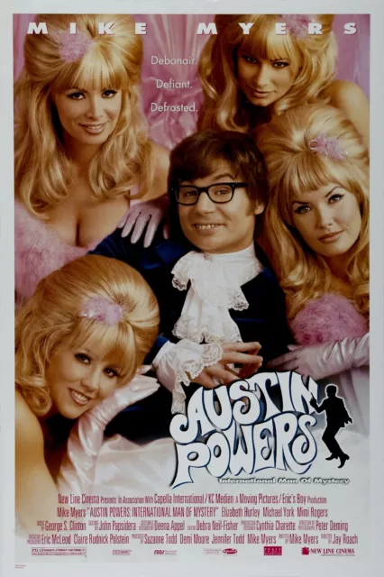 AUSTIN POWERS 13x19 GLOSSY PHOTO MOVIE POSTER