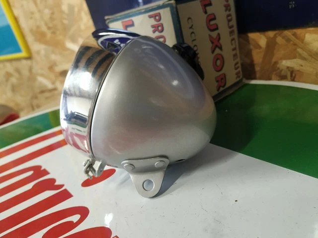 Pièce De Phare Vélo Luxor – Années 1950 – Élément Vintage (pas Goéland/Soubitez)
