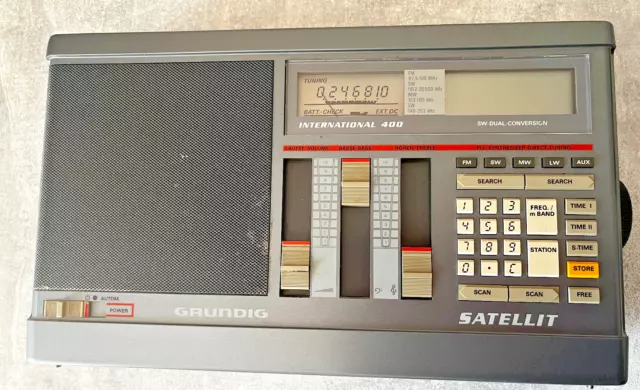 Grundig Professional 400 Satellit Radio Weltempfänger