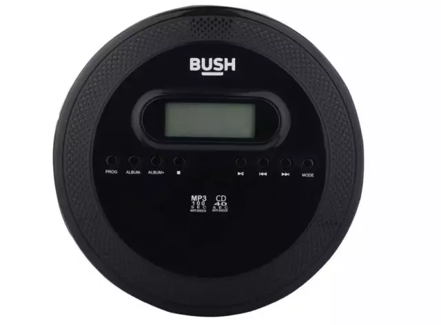 Bush CD Player with MP3 Playback | jog proof | Easy to read LED Display