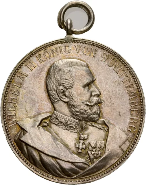 Künker: Württemberg, Ag-Medaille 1897, auf das 16. Landesschiessen