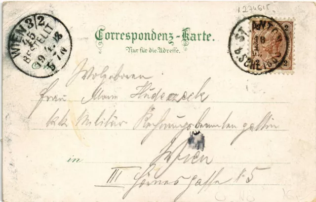 CPA AK Gruss aus St. Anton a/d. Jessnitz Vorlaufer AUSTRIA OSTERREICH (1274615) 2