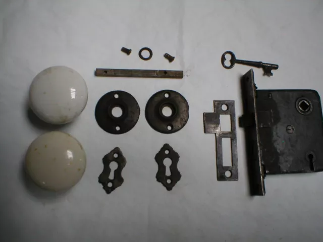 Antique Victorian Era Door Hardware