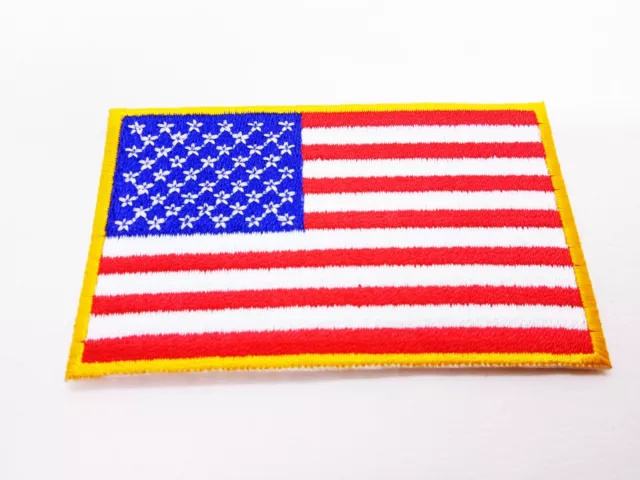 National flag of America Embroidery edge Gold Needlecraft Decor sewing ironing 2