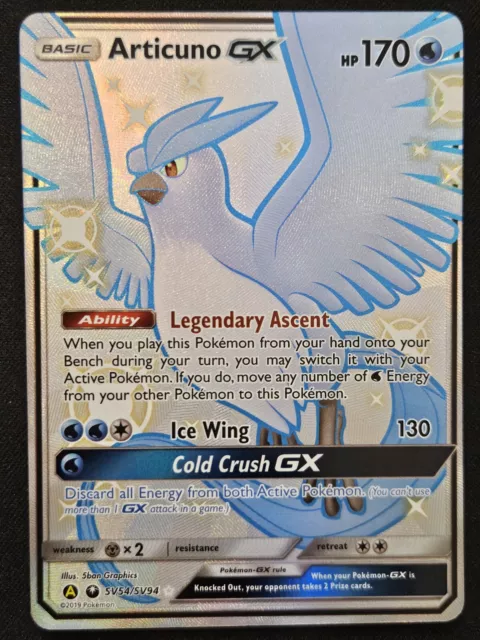 Pokémon Tcg: Articuno Gx (sv54/sv94) - Sm11.5 Destinos Ocultos em