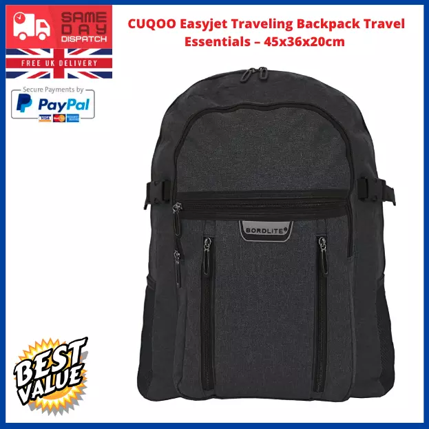 Cabin Bag 45x36x20cm Hand Luggage Carry On Shoulder Bag Laptop 30L Backpack